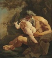 Saturn Devouring His Child by Giulia Lama, 1735