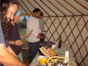 Breakfast in the yurt.jpg